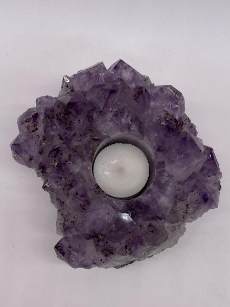 Amethyst Teelichthalter XXL